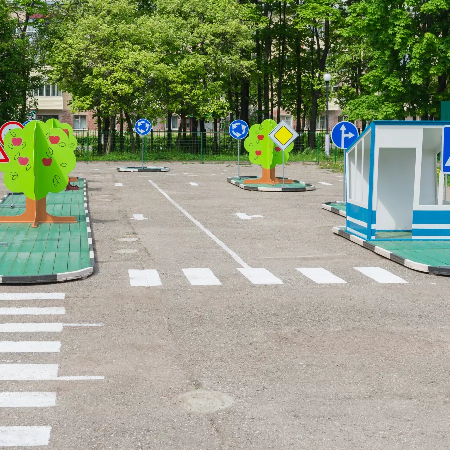 Photo of a traffic garden